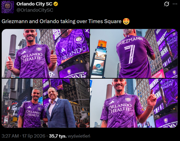 Tak Orlando City ZAPREZENTOWAŁO Antoine'a Griezmanna!